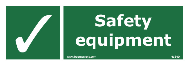 Safety Equipment 300mm x 100mm
