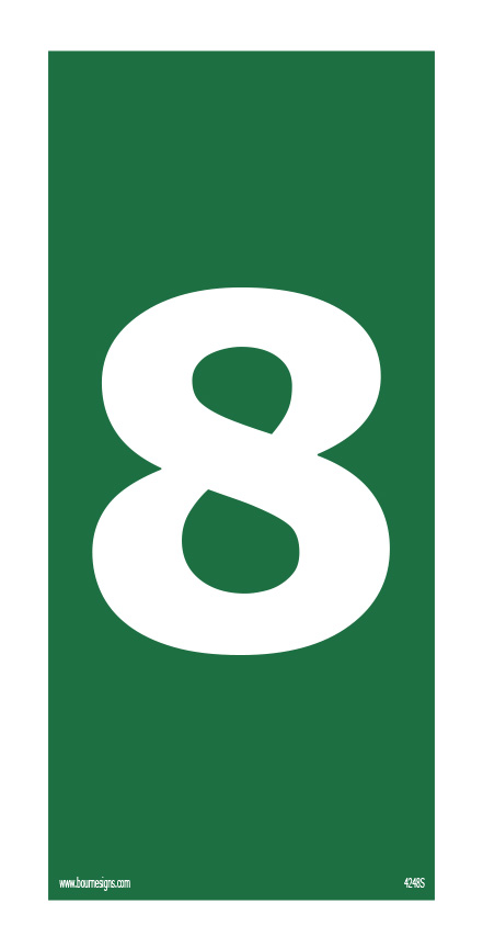 Number 8 150mm x 300mm