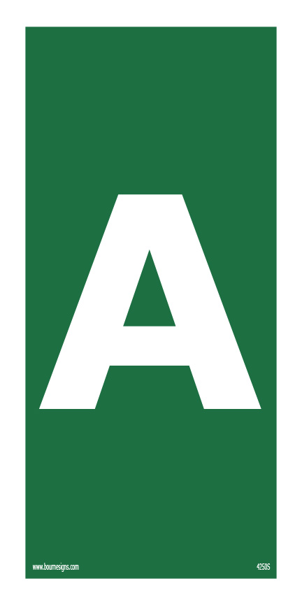 Letter A 150mm x 300mm
