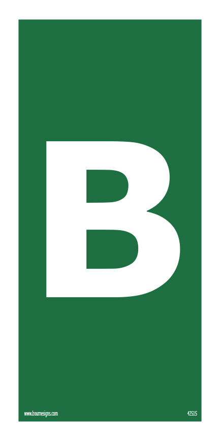 Letter B 150mm x 300mm