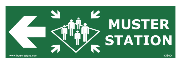 Muster Station (Left) 300mm x 100mm