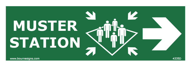 Muster Station (Right) 300mm x 100mm