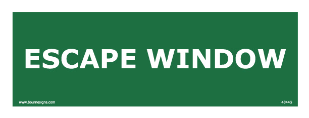 Escape Window 400mm x 150mm