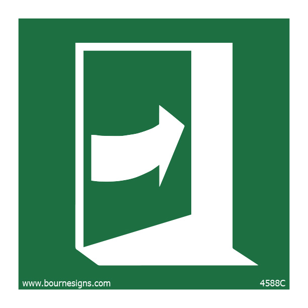 Door opens by pushing on right-hand side 150mm x 150mm