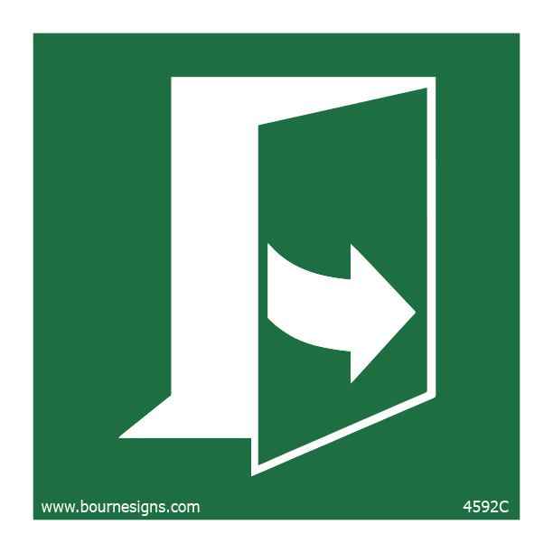 Door opens by pulling on the left-hand side 150mm x 150mm