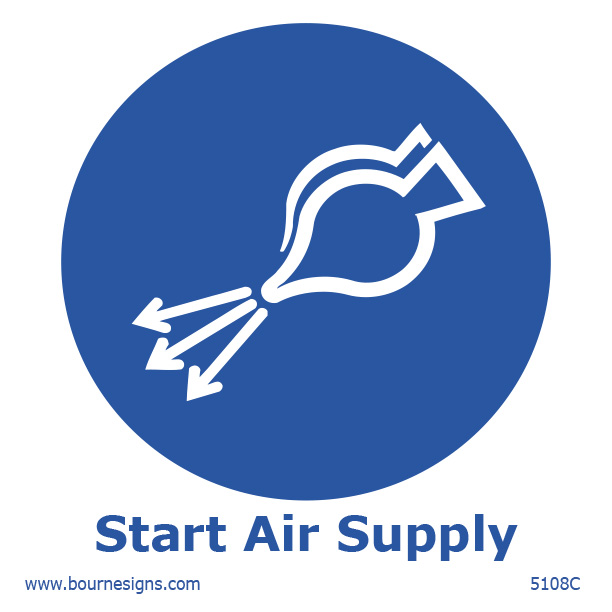 Start Air Supply 150mm x 150mm