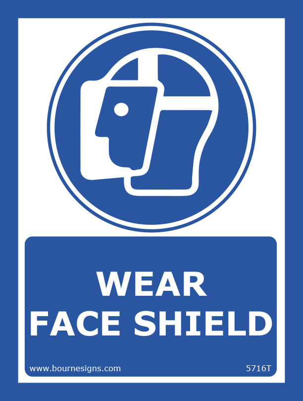 Wear Face Shield 150mm x 200mm