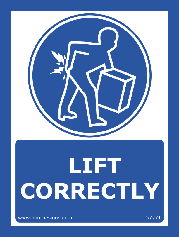 Lift Correctly 150mm x 200mm
