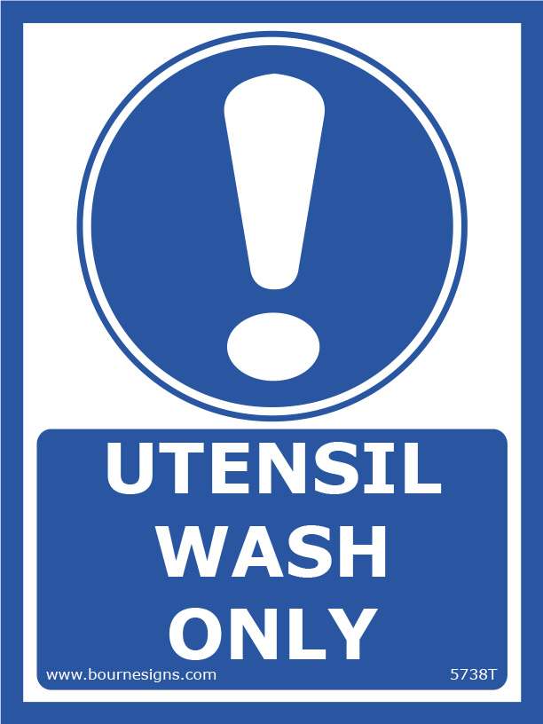 Utensil Wash Only 150mm x 200mm