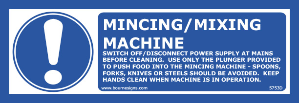 Mincing/Mixing Machine 300mm x 100mm