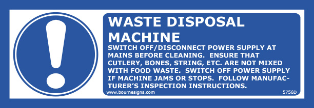 Waste Disposer 300mm x 100mm