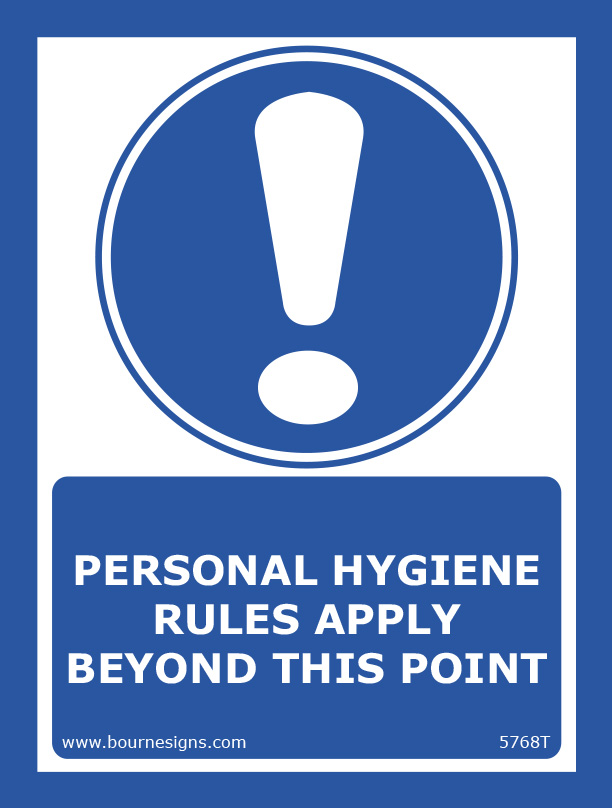 Personal Hygiene 150mm x 200mm