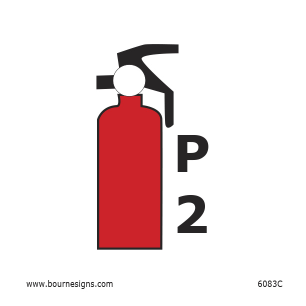Powder (2) Fire Extinguisher 150mm x 150mm