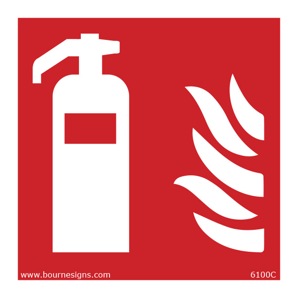 Fire Extinguisher 150mm x 150mm