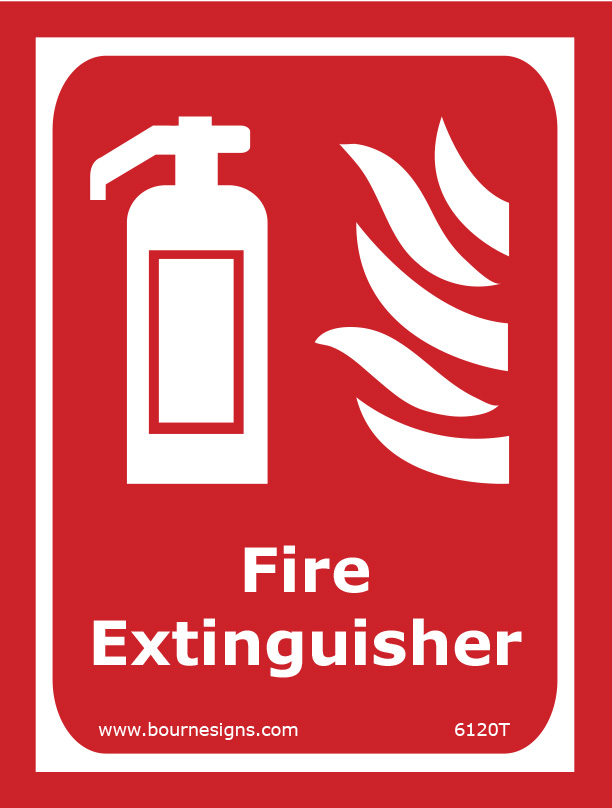 Fire Extinguisher 150mm x 200mm