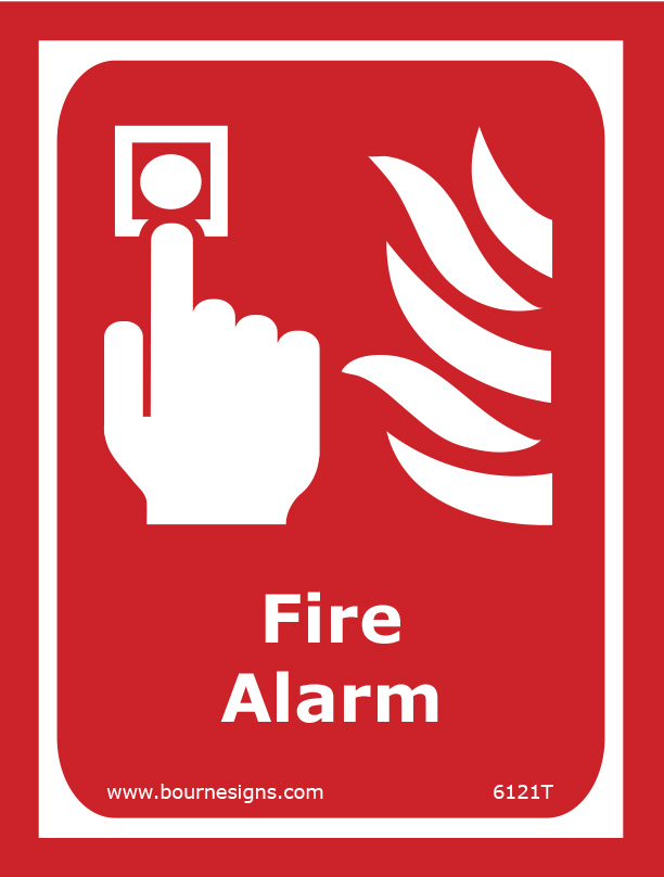 Fire Alarm 150mm x 200mm