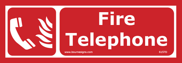 Fire Telephone 300mm x 100mm