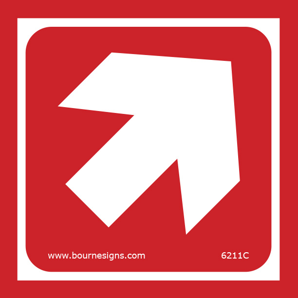 Arrow (Diagonal) 150mm x 150mm