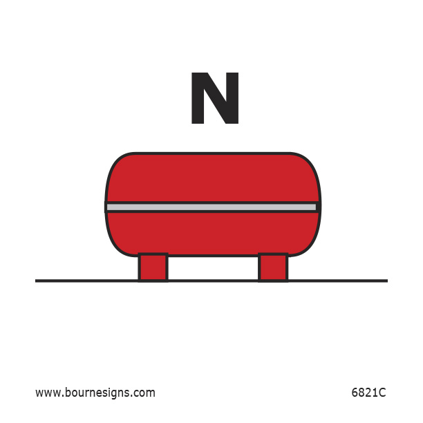 Fixed Nitrogen Fire Extinguisher Installation 150mm x 150mm