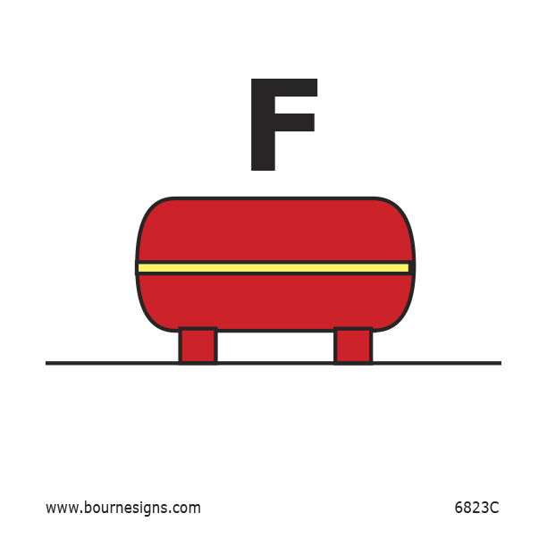 Fixed Foam Fire Extinguisher Installation 150mm x 150mm