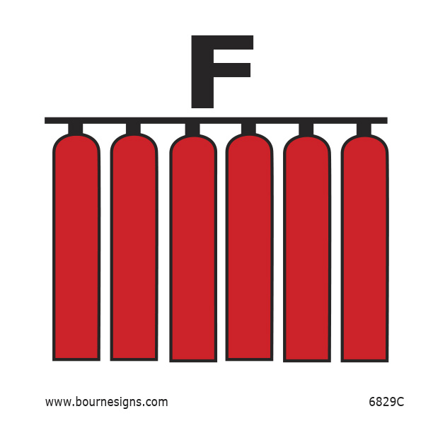 Fixed Foam Fire Extinguisher Battery 150mm x 150mm