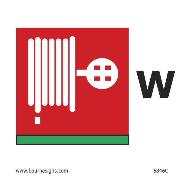 Water Fire Hose and Nozzle 150mm x 150mm