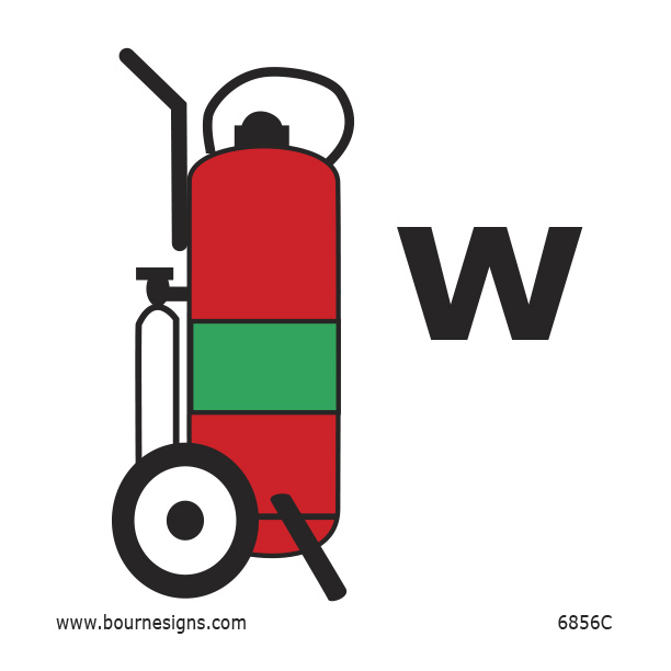 Wheeled Water Fire Extinguisher 150mm x 150mm