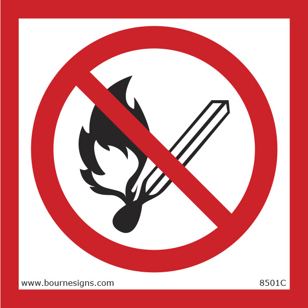 Do Not Light 150mm x 150mm