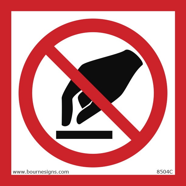 Do Not Touch 150mm x 150mm